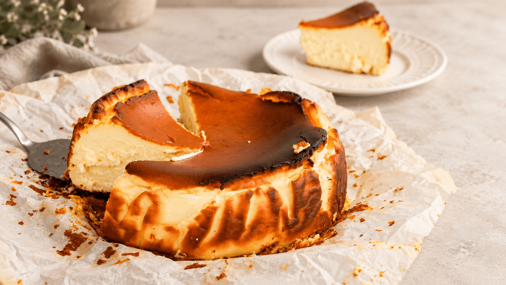 The Indulge San Sebastian Cheesecake