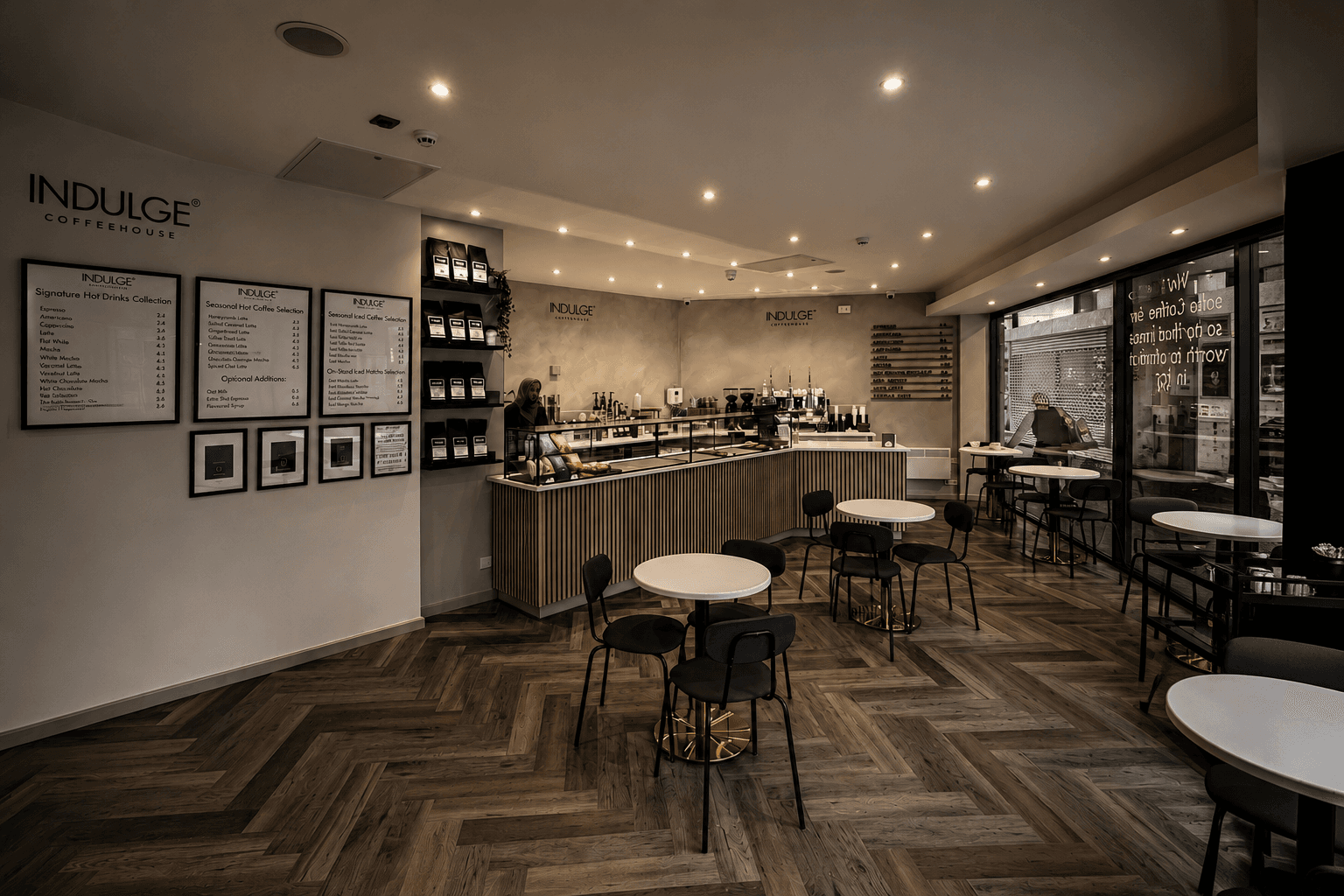 Inside Indulge Coffeehouse, Coventry